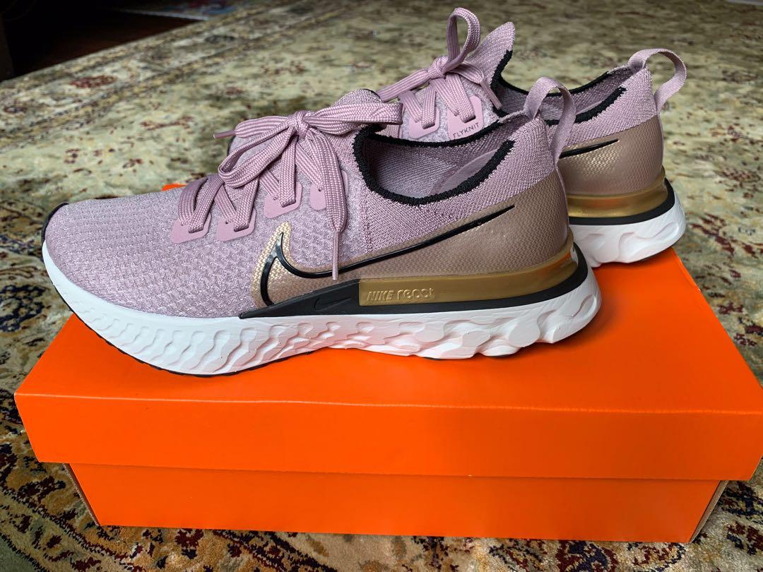 nike react infinity run plum