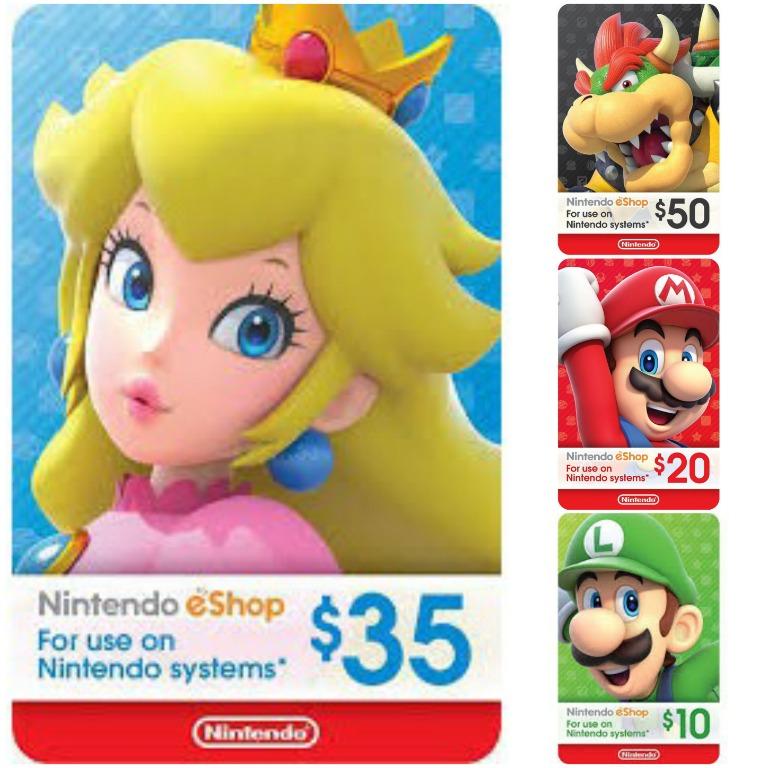 Nintendo eshop outlet card 35 usd