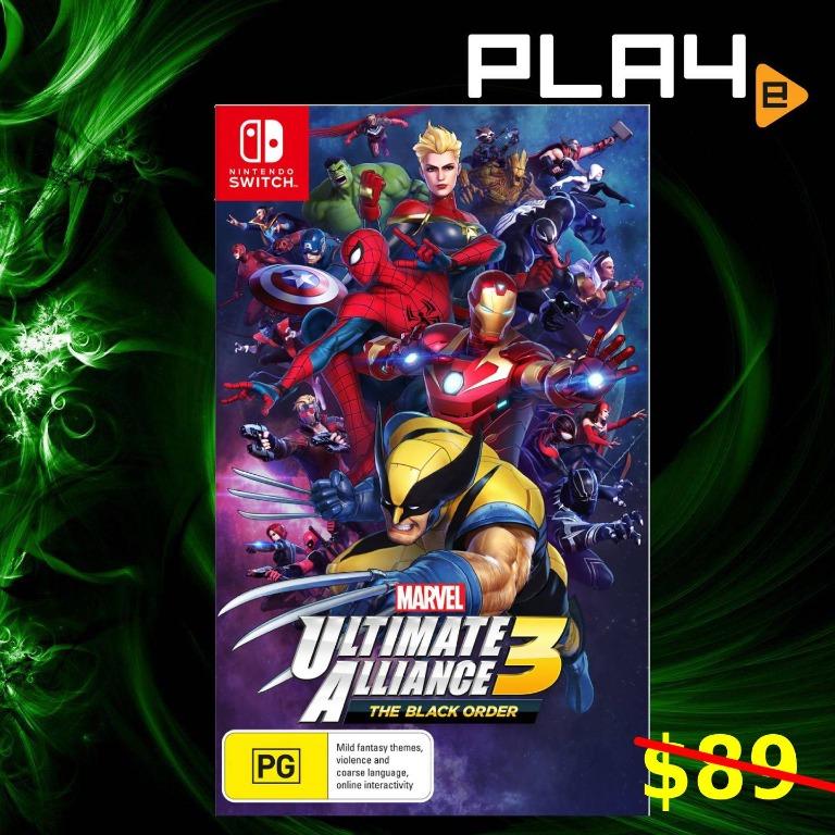 nintendo switch marvel ultimate alliance 3
