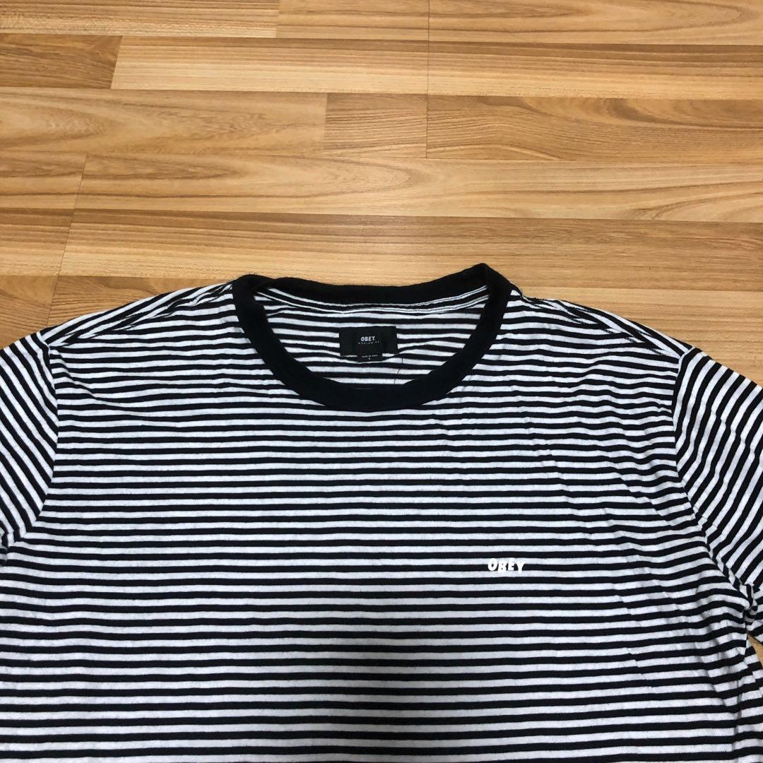 Obey striped shirt clearance