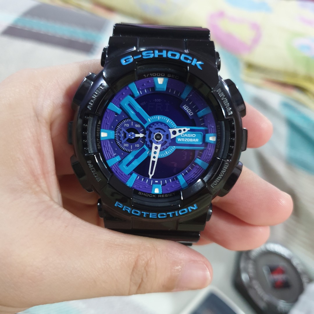Original G Shock Black Violet