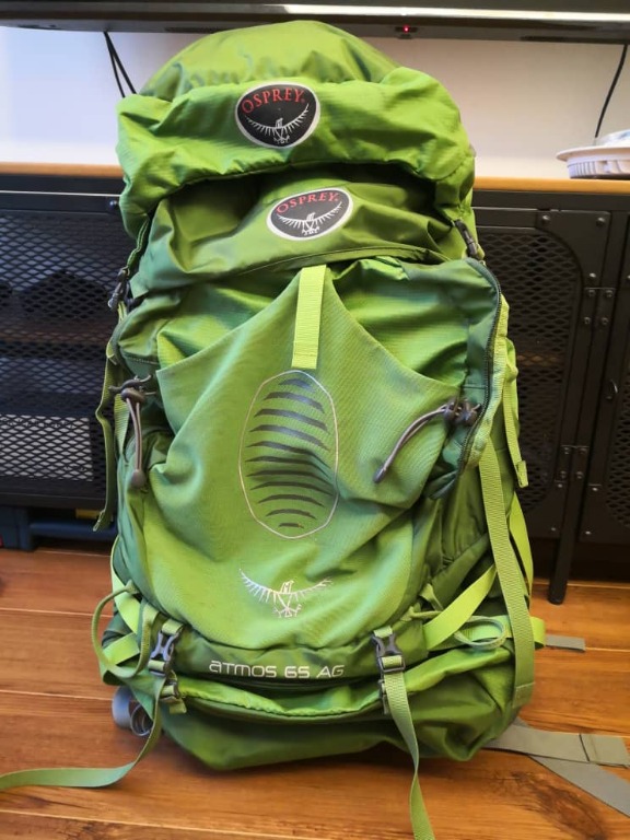 Osprey Backpack Atmos 65 AG (ORIGINAL), Men's Fashion, Bags, Backpacks