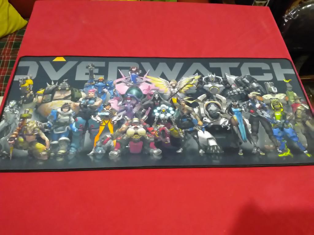 Overwatch Gaming Mouse Pad (Category: Mouse & Mousepads) located in Cainta. Submitted by techtoysnmore (Listing ID 1026527202, Image 1). Description: For Sale Overwatch Gaming Mouse Pad Large Features: *Slick, taut weave for speedy mouse movements *Pixel-precise targeting and tracking *Optimized for all mouse sensitivities and sensors *Highly portable cloth-based design *Anti-fraying stitched frame *Anti-slip rubber base Size: 700x300 Color: Blue