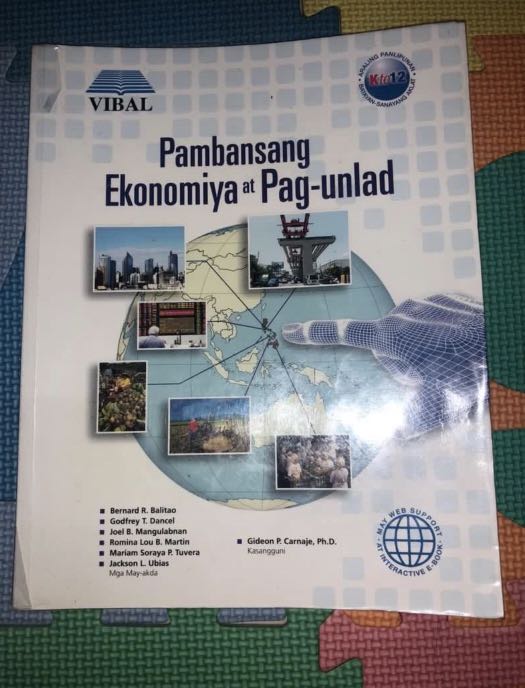 Pambansang Ekonomiya At Pag Unlad Vibal Textbooks On Carousell