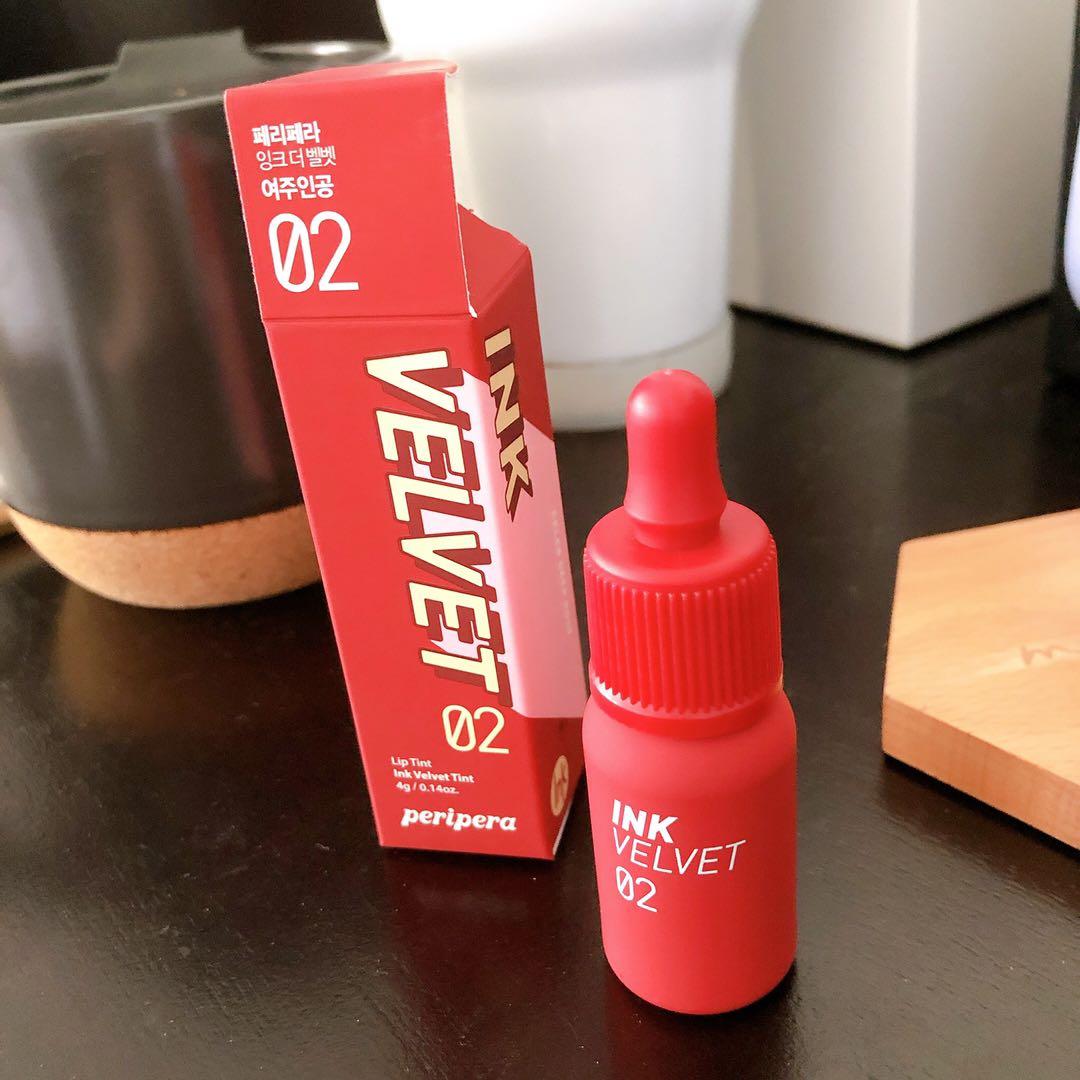 Peripera Ink Velvet Lip Tint 02, Beauty & Personal Care, Face, Makeup