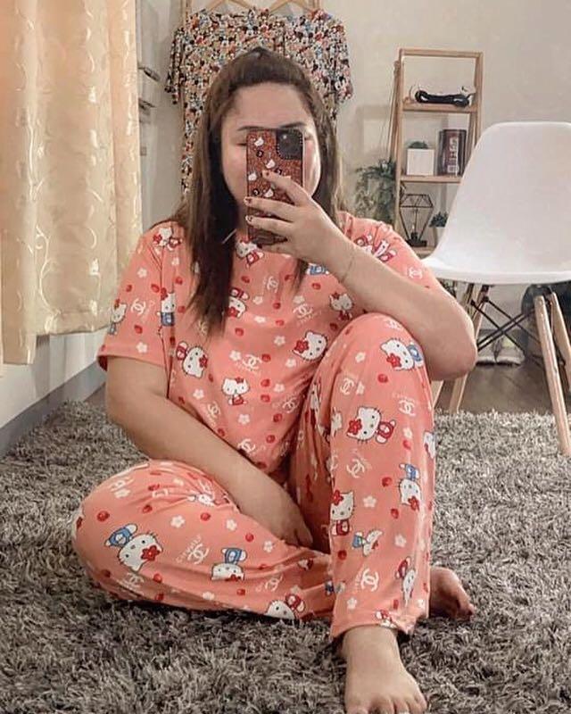 Plus size 2025 hello kitty pajamas