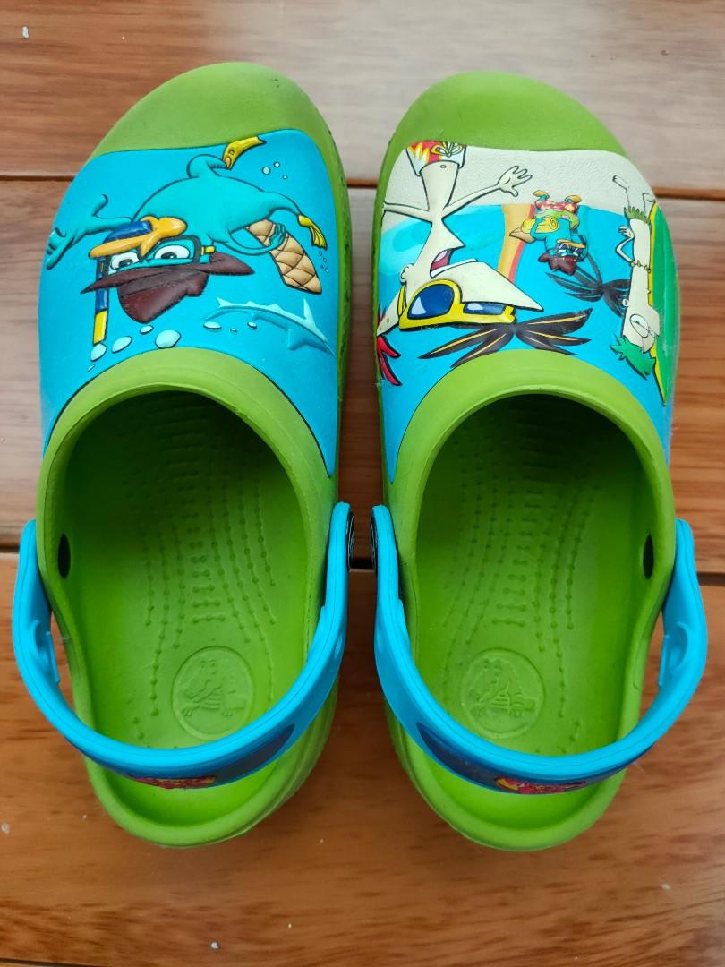 PRELOVED Crocs Boys Phineas Ferb