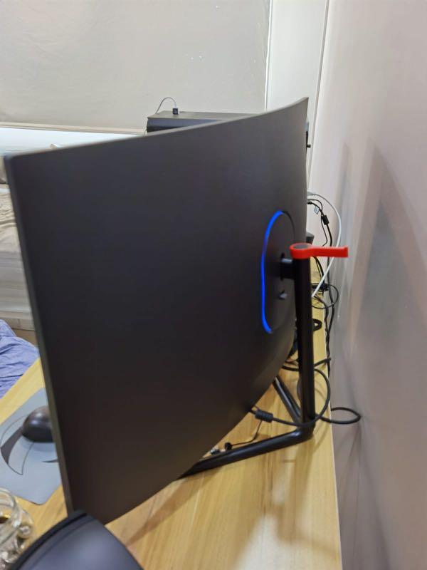 Prism Plus 31.5inch curved monitor, Electronics, Computer Parts ...