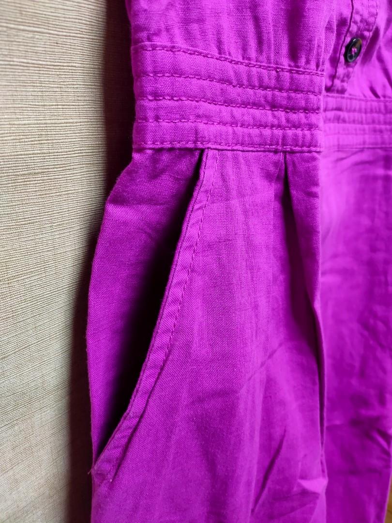 Purple Sleeveless Dress (Category: Dresses) located in Manila. Submitted by munchkin_14 (Listing ID 1026527444, Image 2). Description: Used once (for meeting lang) Bagong bago Bought for 2.5k Size: Small Length: Above the knee With secret zipper sa side May dalawang pocket sa front At dahil branded syempre maganda ang tela Lakas Makasosyal nito ses lalo pag maputi ka pa..