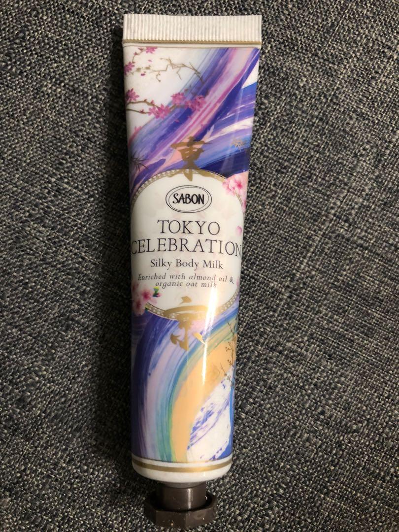 Sabon Tokyo Celebration東京系列body silky milk 30ml, 美容＆化妝品