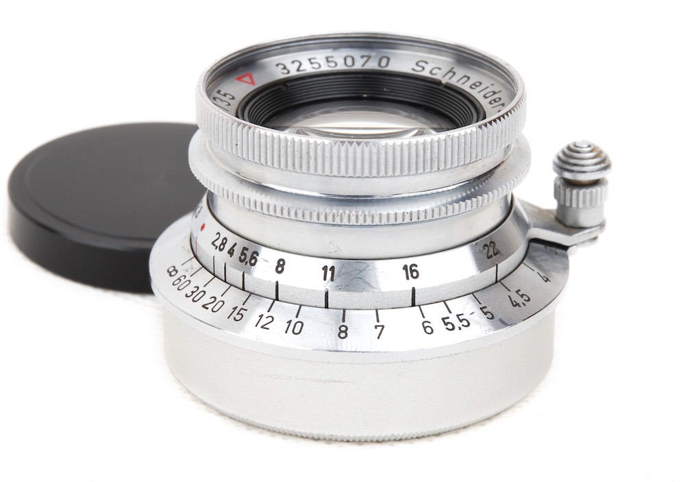 施耐德/SCHNEIDER KREUZNACH XENOGON 35mm F/2.8 銀色鏡頭#JP24116 