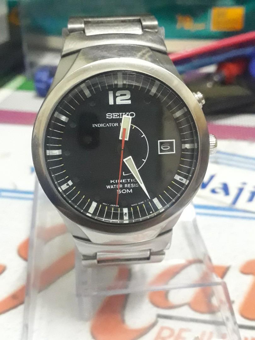 Seiko kinetic sales indicator 5m42