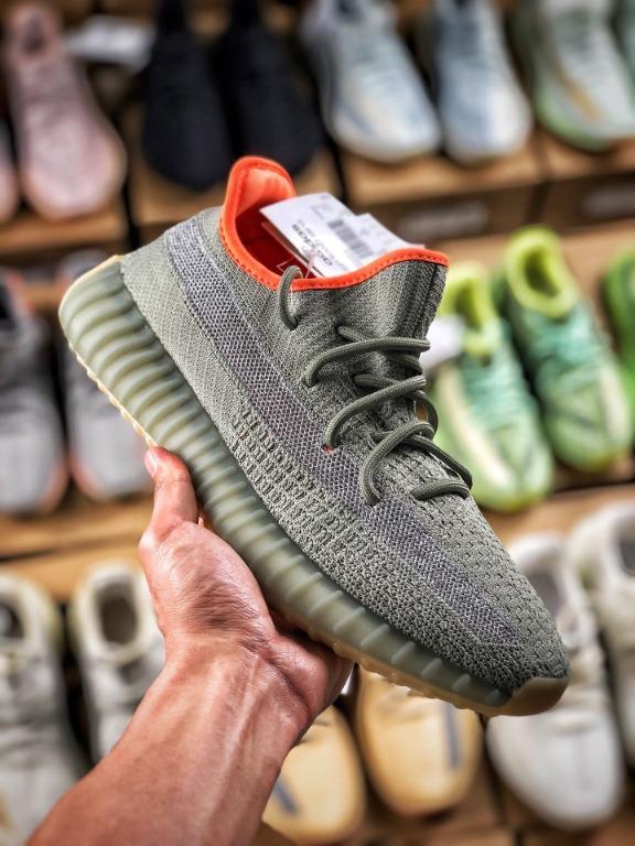 Shoes Adidas Yeezy Boost 350 V2 Desert Sage For Men And Women Unisex Men S Fashion Footwear Sneakers On Carousell