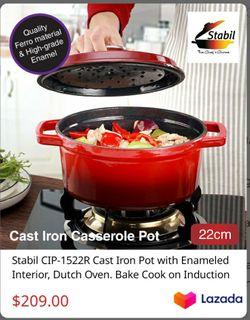 Cast Iron Casserole Pot Home Appliances Carousell Singapore