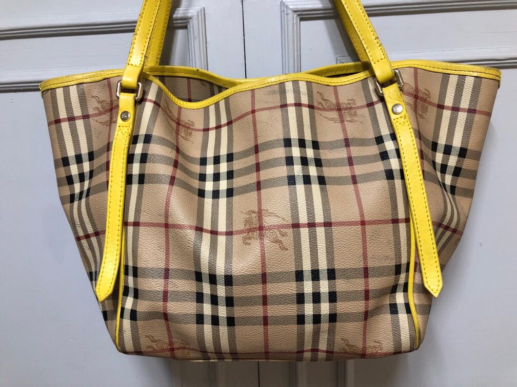 Authentic Burberry Haymarket Medium Tote Bag – ASA College: Florida