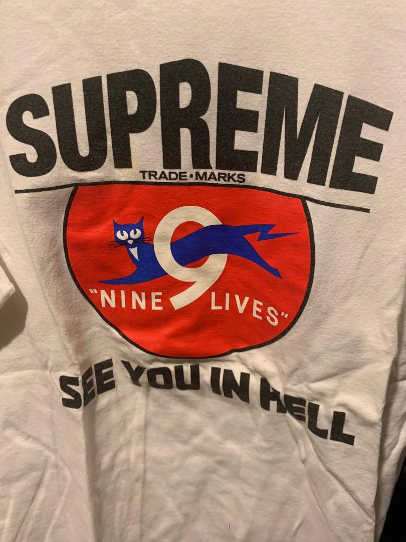 Supreme 9 lives tee store
