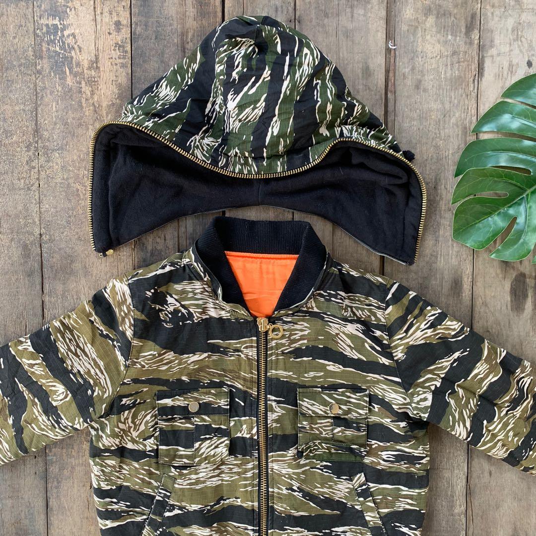 Tiger stripe bomber sale jacket