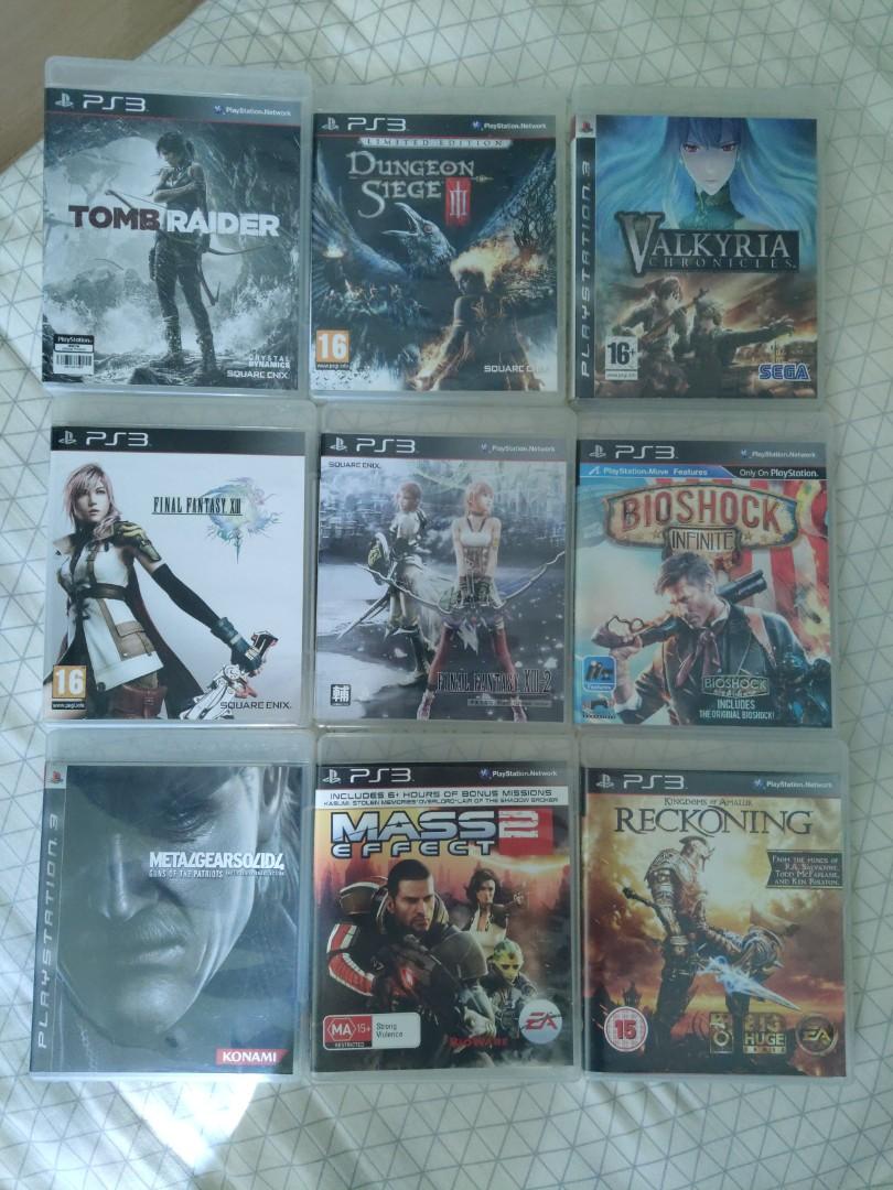 Used Games Sales] PS3 Games Batch Games, PlayStation on Carousell