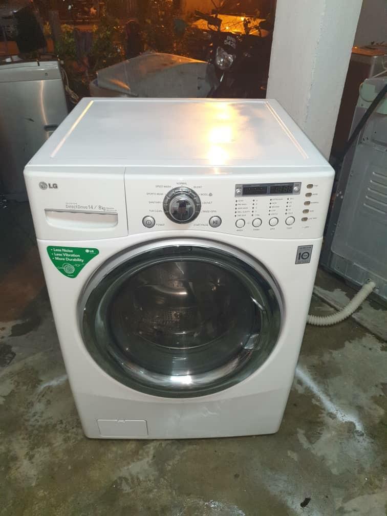 Used Lg Dd Inverter 2in1 Combo Washer Washing Machine Mesin Basuh 14 0kg With Dryer 8 0kg Drying Machine Pengering Baju Fully Automatic Good Condition Kitchen Appliances On Carousell