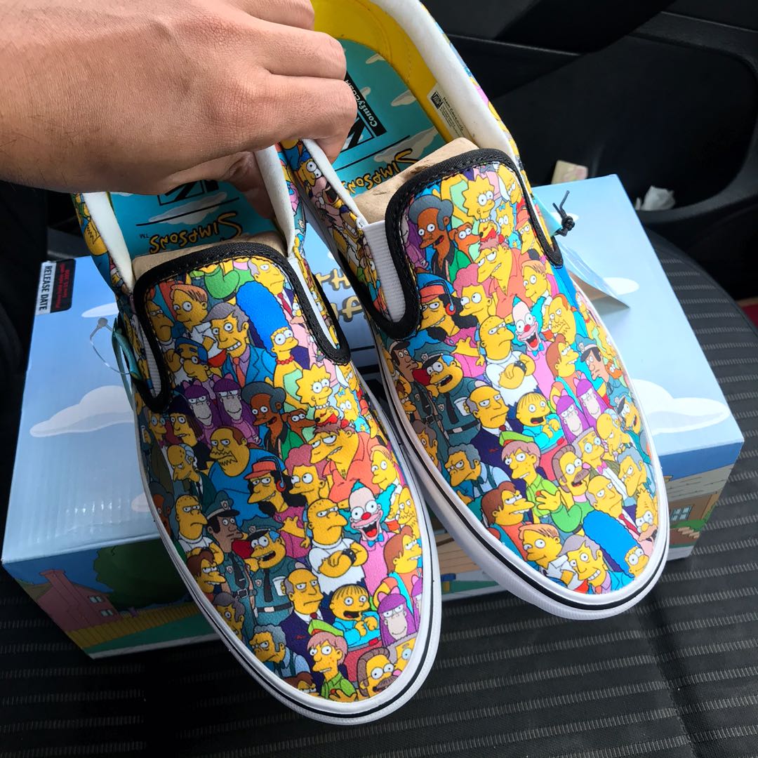 Vans x The Simpsons 2020 Men s Fashion Footwear Sneakers on