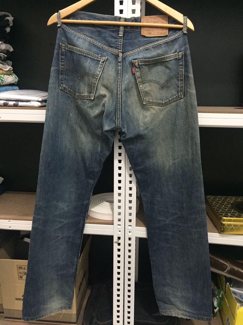 Vintage levis 502 big E selvedge japan size 30, Men's Fashion, Bottoms,  Jeans on Carousell