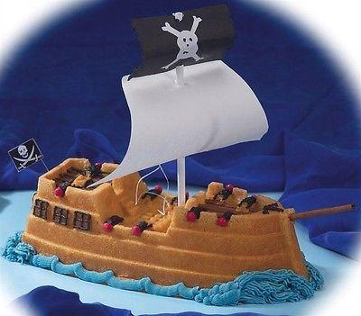 Nordic ware pirate ship cake pan clearance