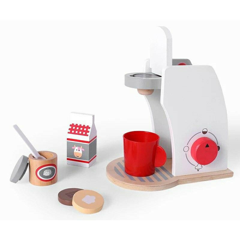 Wooden Coffee Machine Toy Set, Babies & Kids, Infant Playtime on Carousell