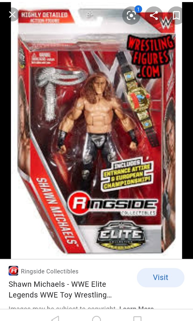 wwe shawn michaels toys