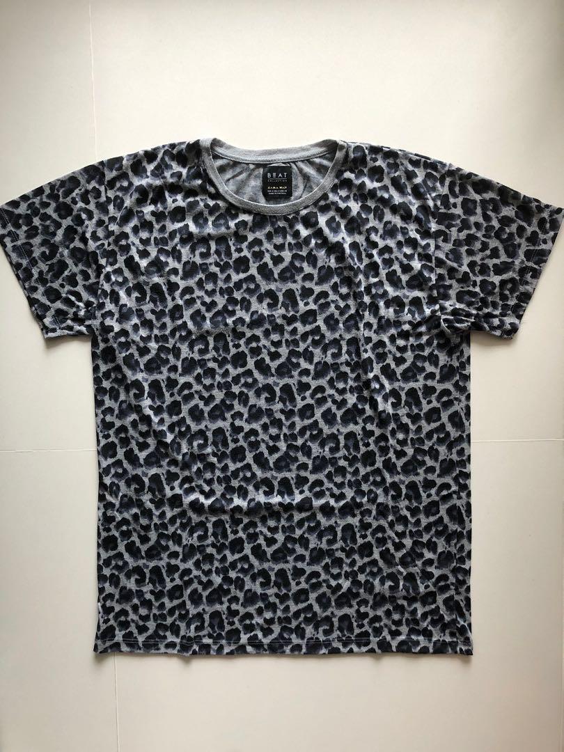 Tee shirt leopard zara Clearance