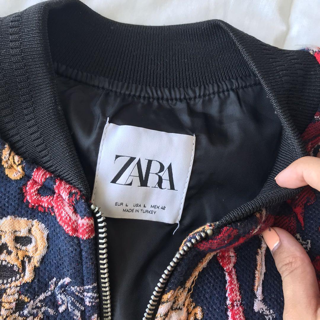 Zara Quilted Jacquard Bomber Jacket, Men's Fashion, Coats, Jackets and  Outerwear on Carousell