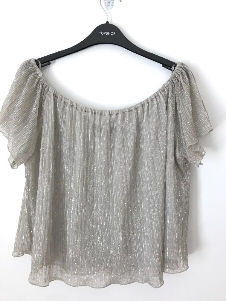 zara silver clothing