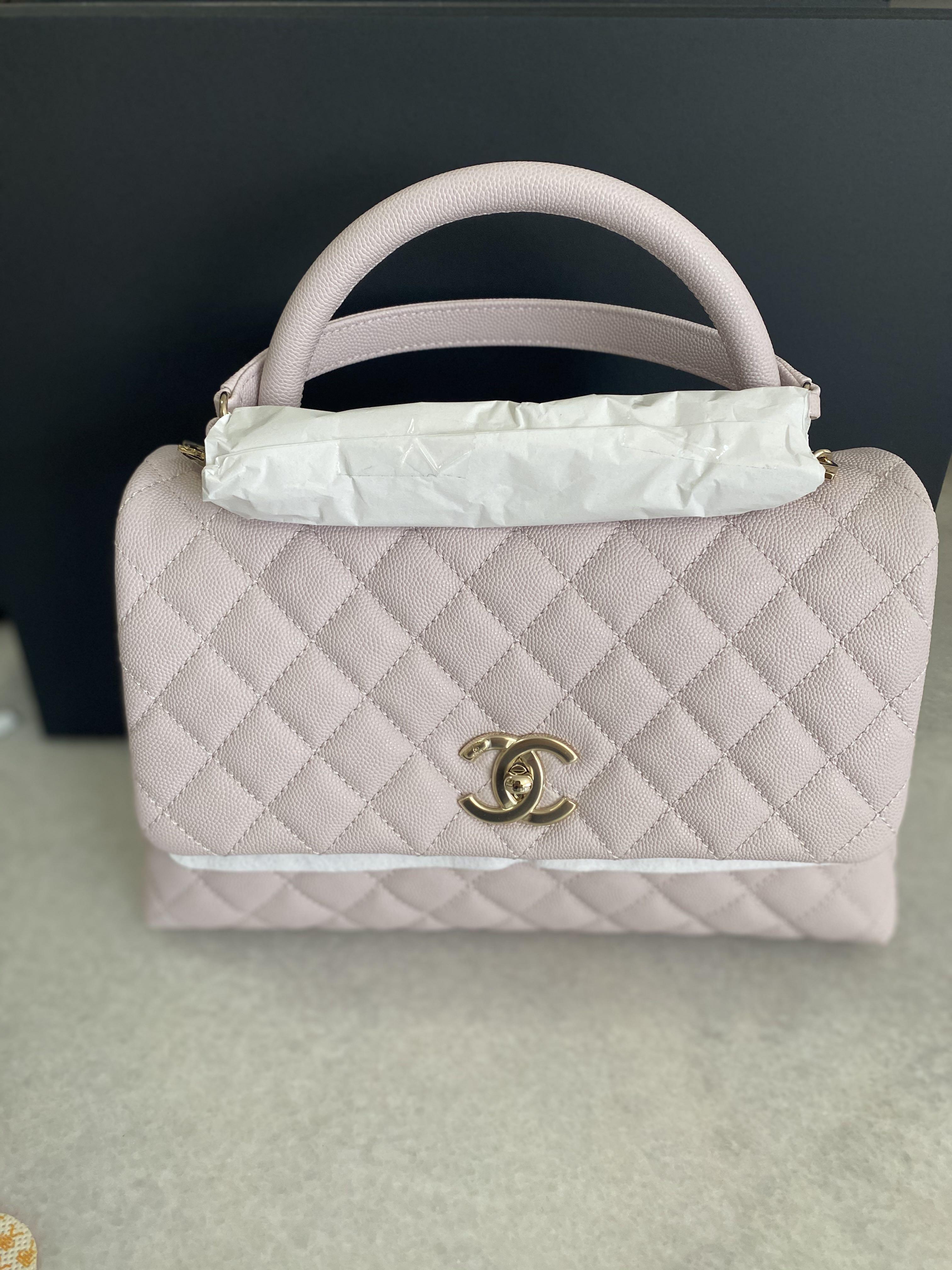 Chanel lilac coco handle sales