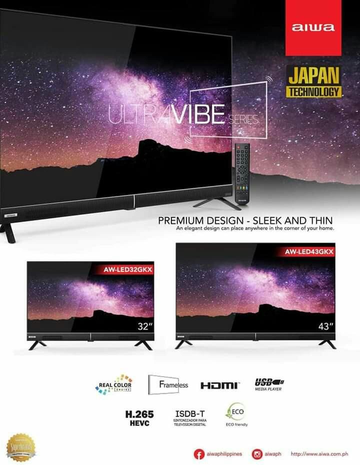 32 43 Frameless Led Tv Aiwa Electronics Tvs Entertainment Systems On Carousell