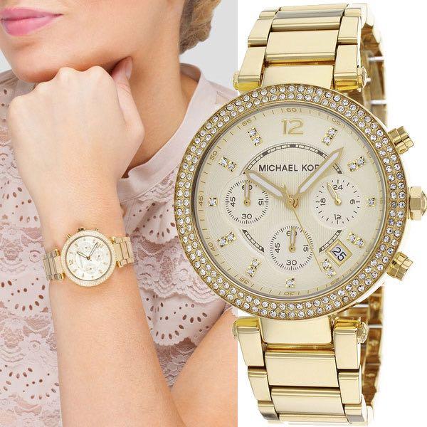 Michael Kors Parker Chronograph Ladies Watch MK6378  Dore Jewelry