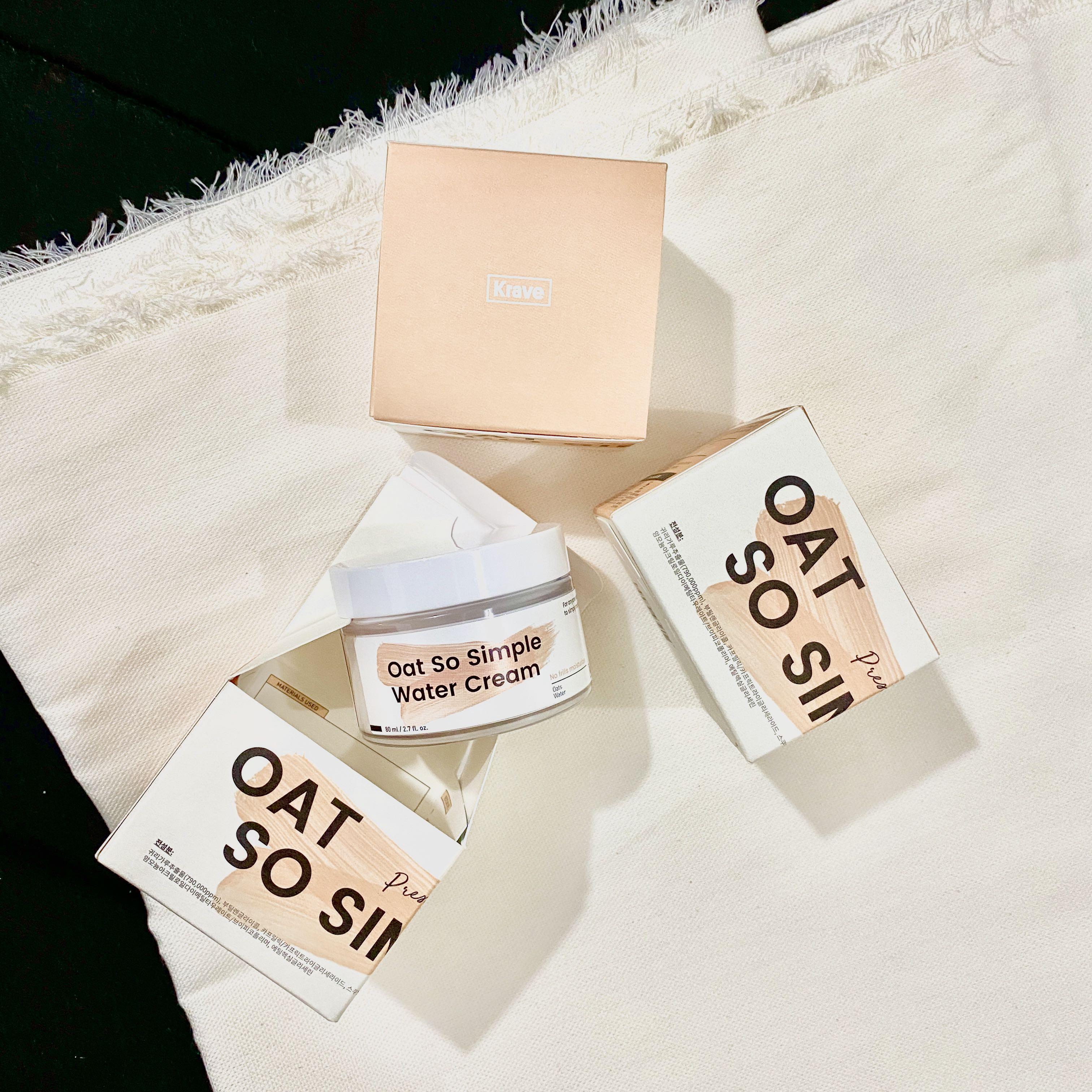 oat simple water cream