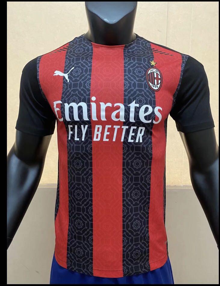Ac Milan Home Kit Sports Sports Apparel On Carousell