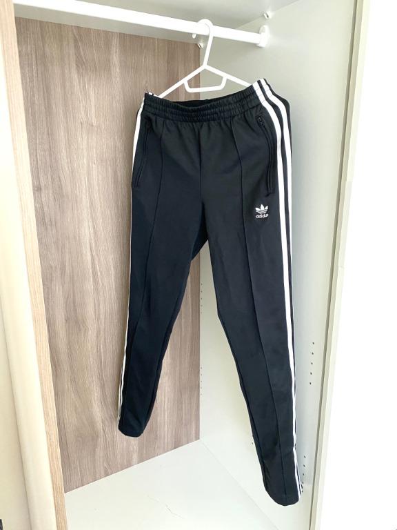 adidas blue sst track pants