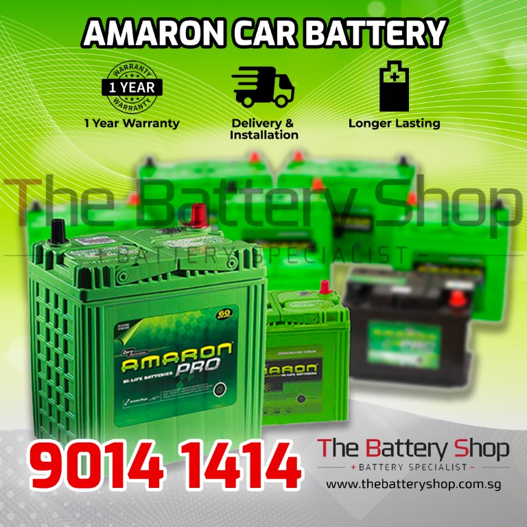 Amaron Car Battery (Delivery & Installation Available), Car Accessories