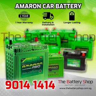 Amaron Car Battery (Delivery & Installation Available)
