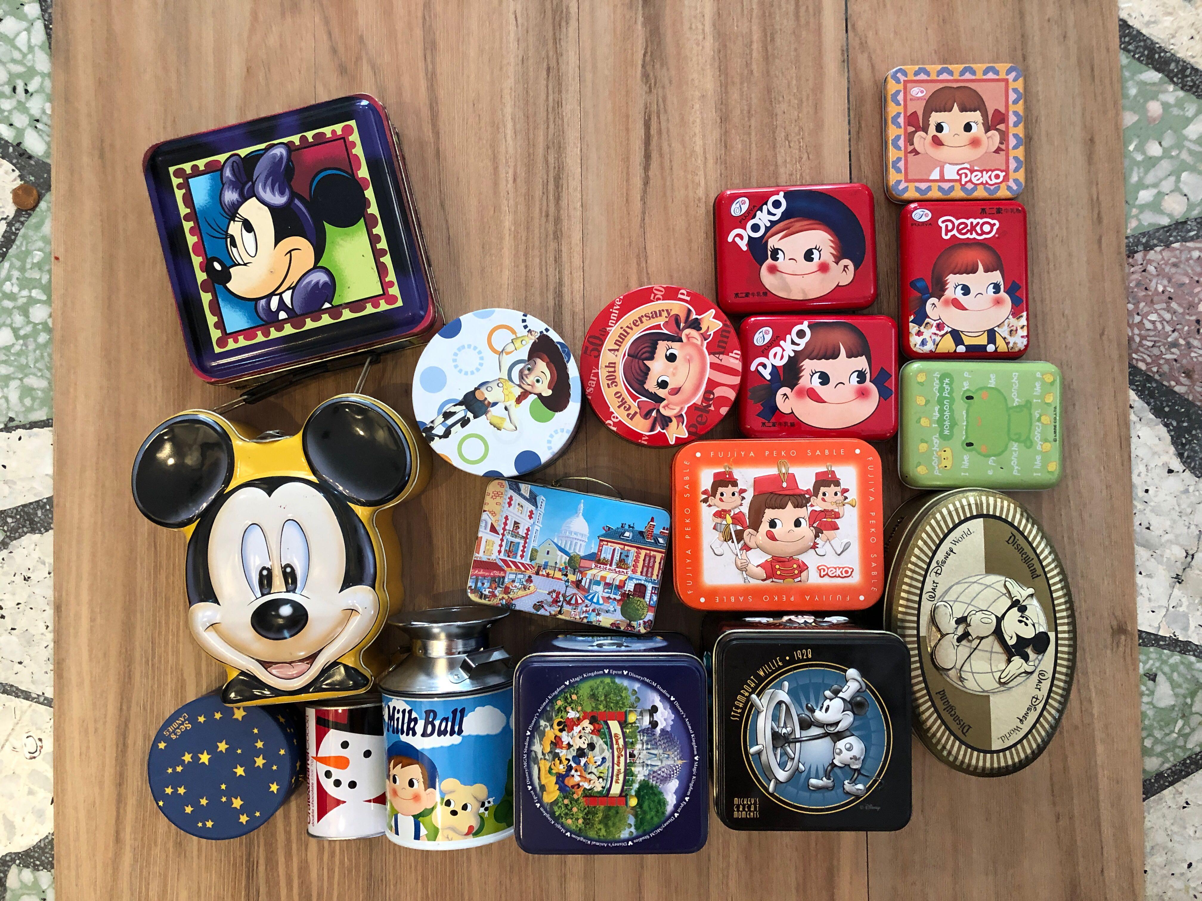 Disney on sale tin box
