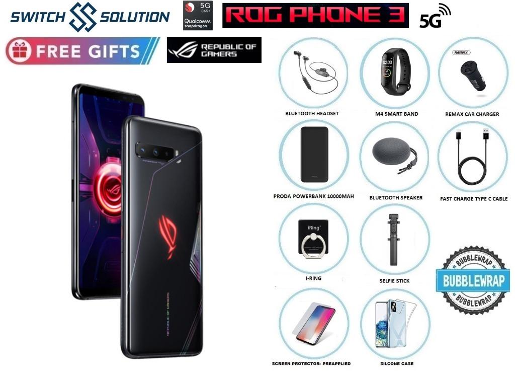 Asus Rog Phone 3 Classic 128 256gb Rom 12gb Ram Mobile Phones Tablets Android Phones Others On Carousell