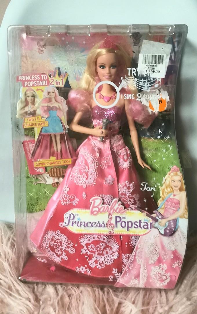 barbie princess popstar doll
