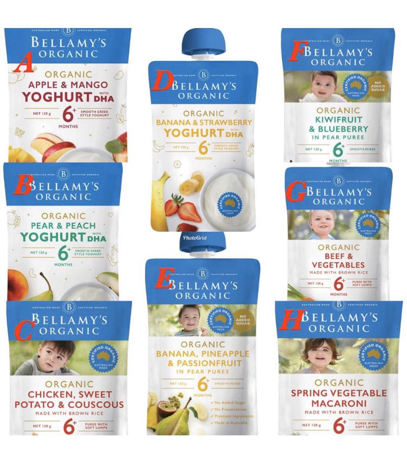Bellamy Organic 寶寶天然副食品