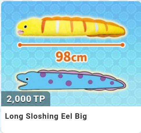 blue eel soft toy