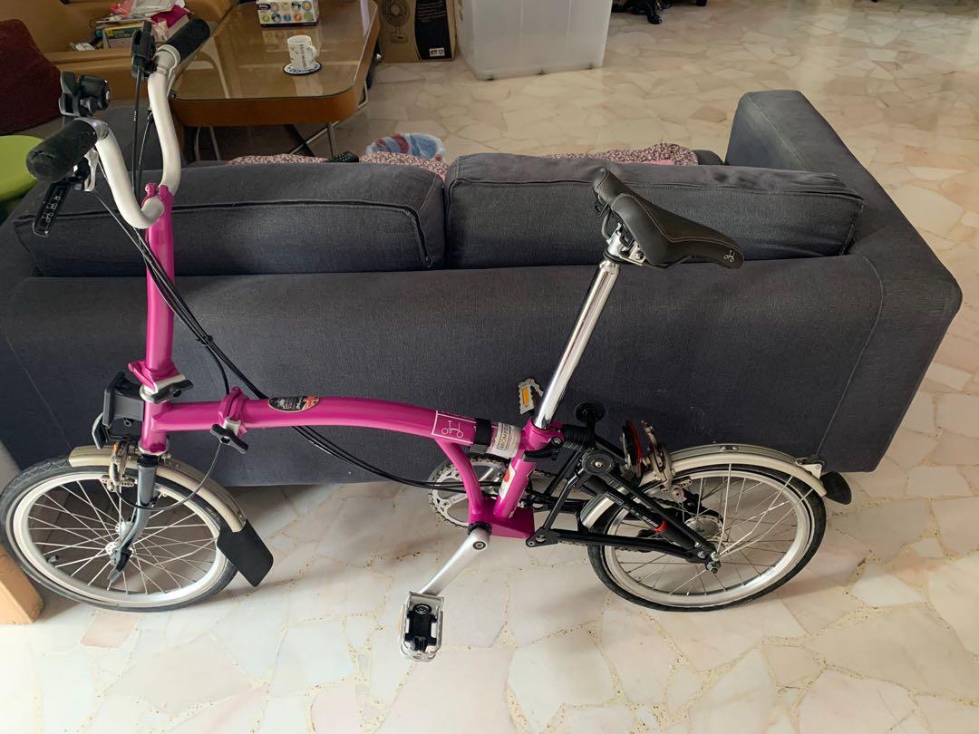 brompton m6l folding bike