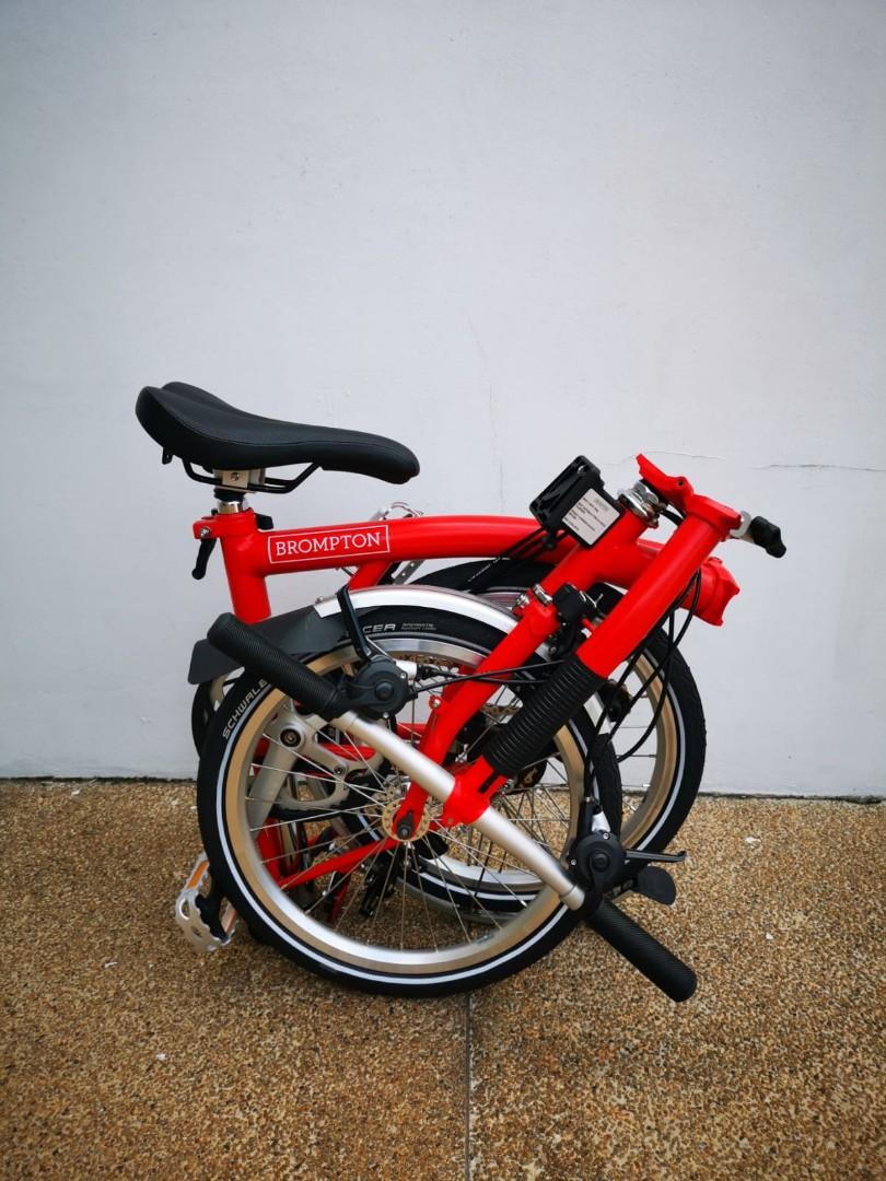 Brompton store s6l red