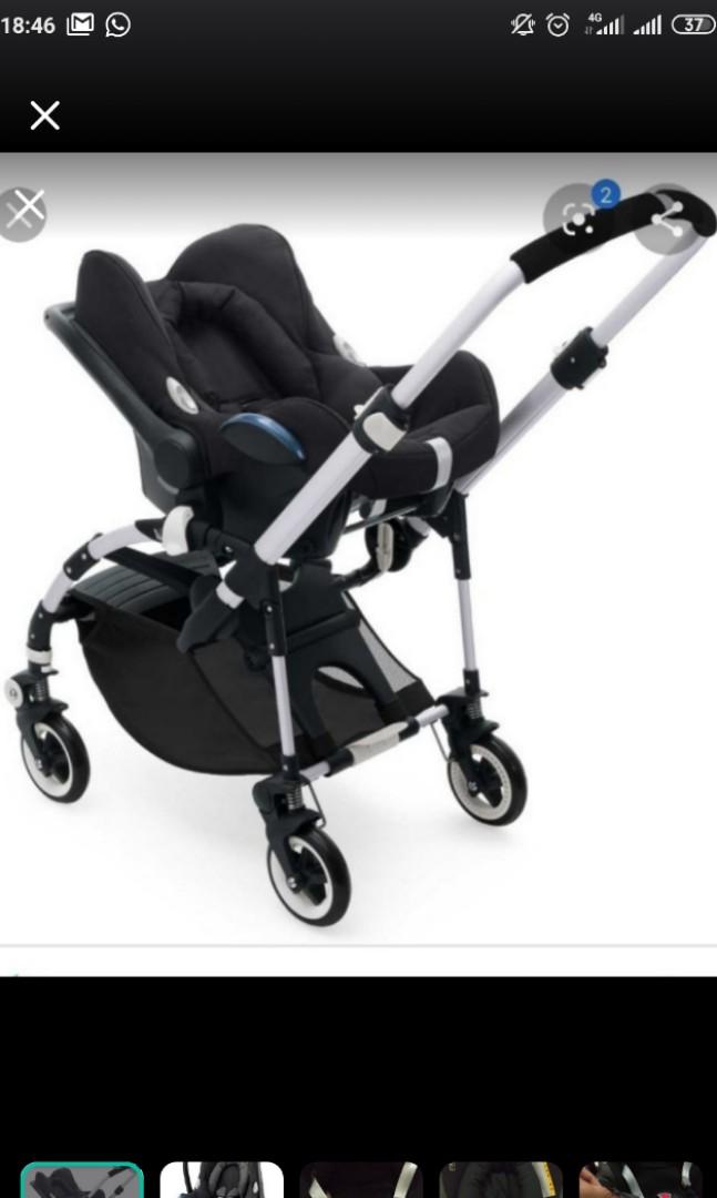 Bugaboo bee stroller adaptor and maxi Cosi seat with infant insert Babies Kids Going Out Car Seats on Carousell