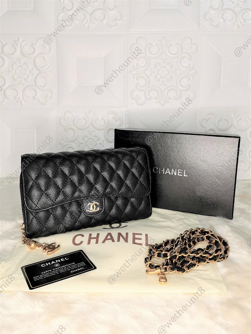 Chanel Caviar Sling Bag Women s Fashion Bags Wallets Wallets
