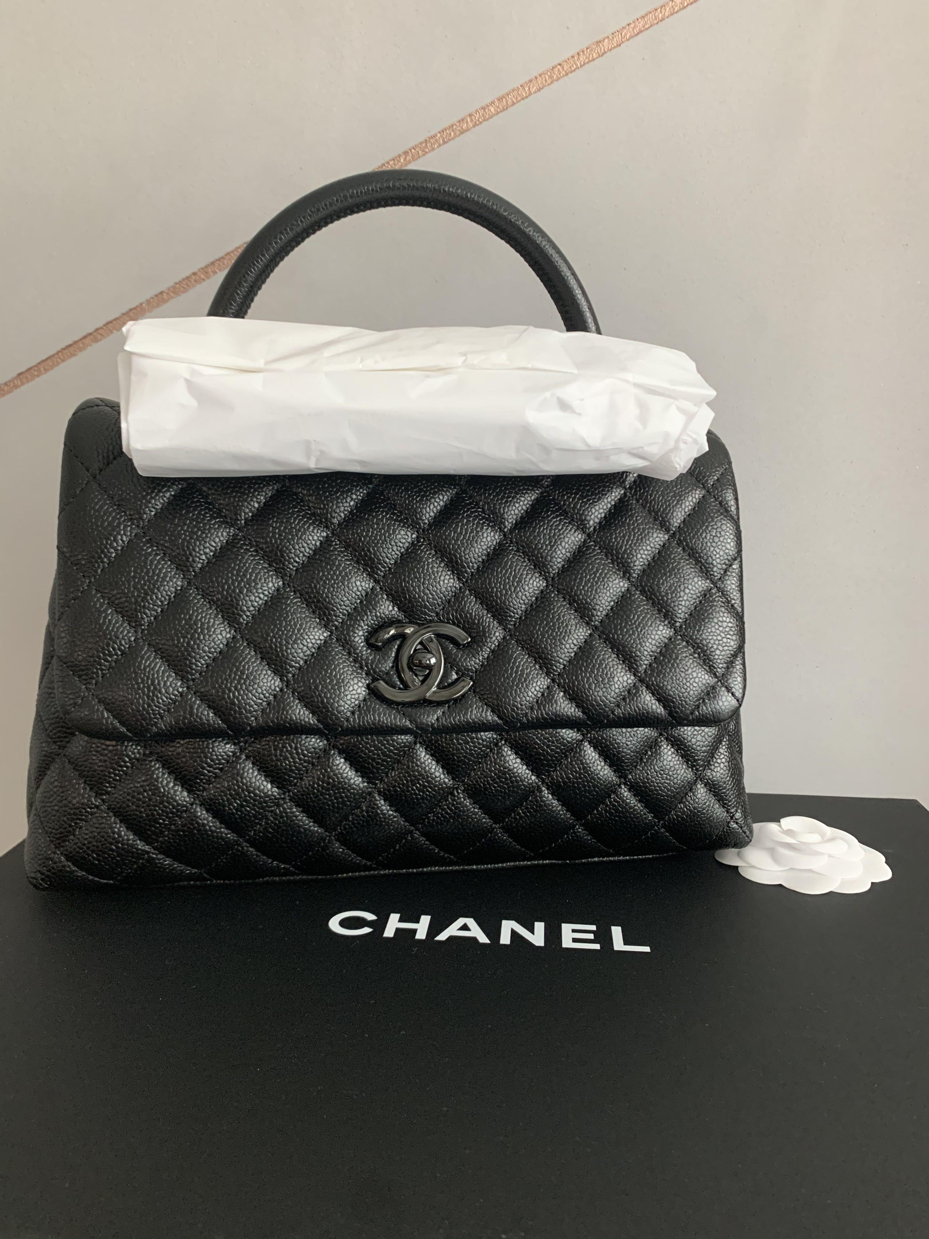 Chanel Coco Handle So Black Luxury Bags Wallets On Carousell Chanel Coco Handle So Black Luxury Bags Wallets On Carousell