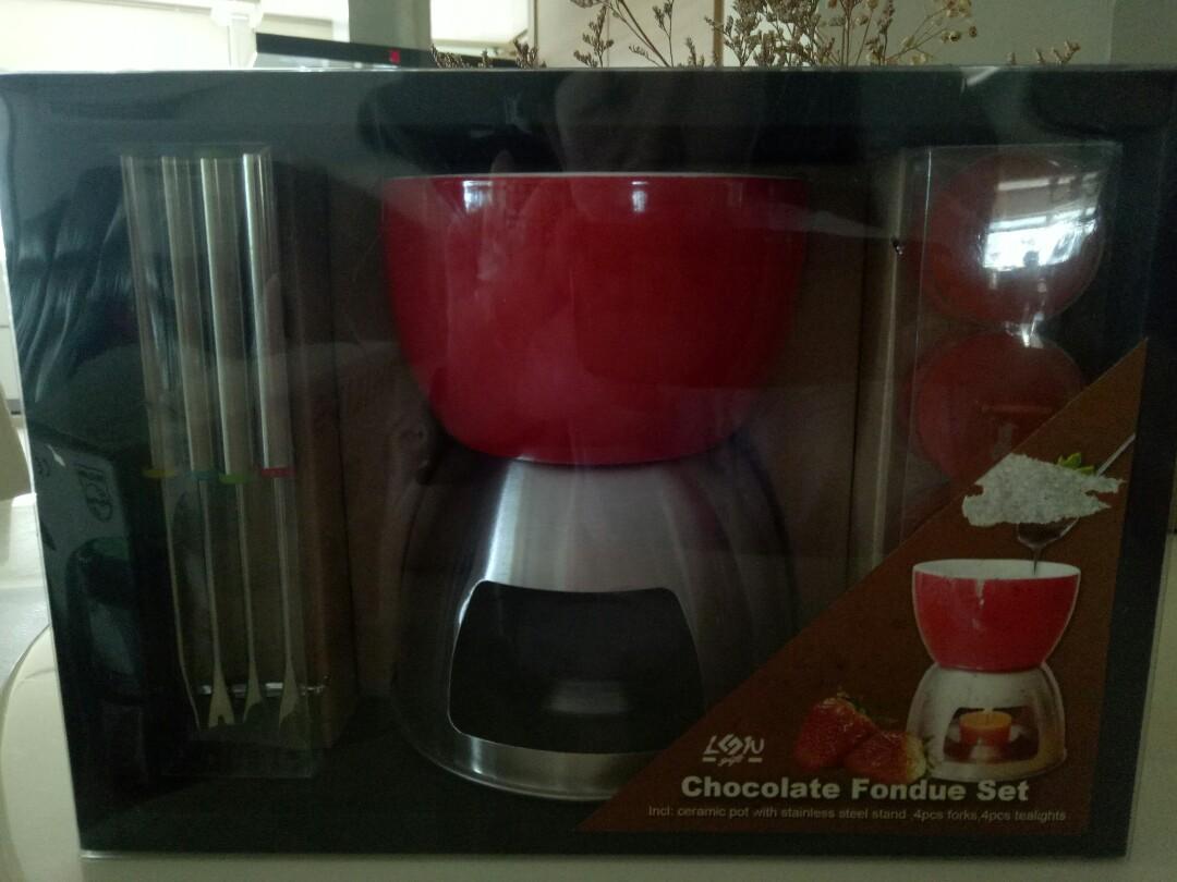 Chocolate Fondue Set Home Appliances Kitchenware On Carousell